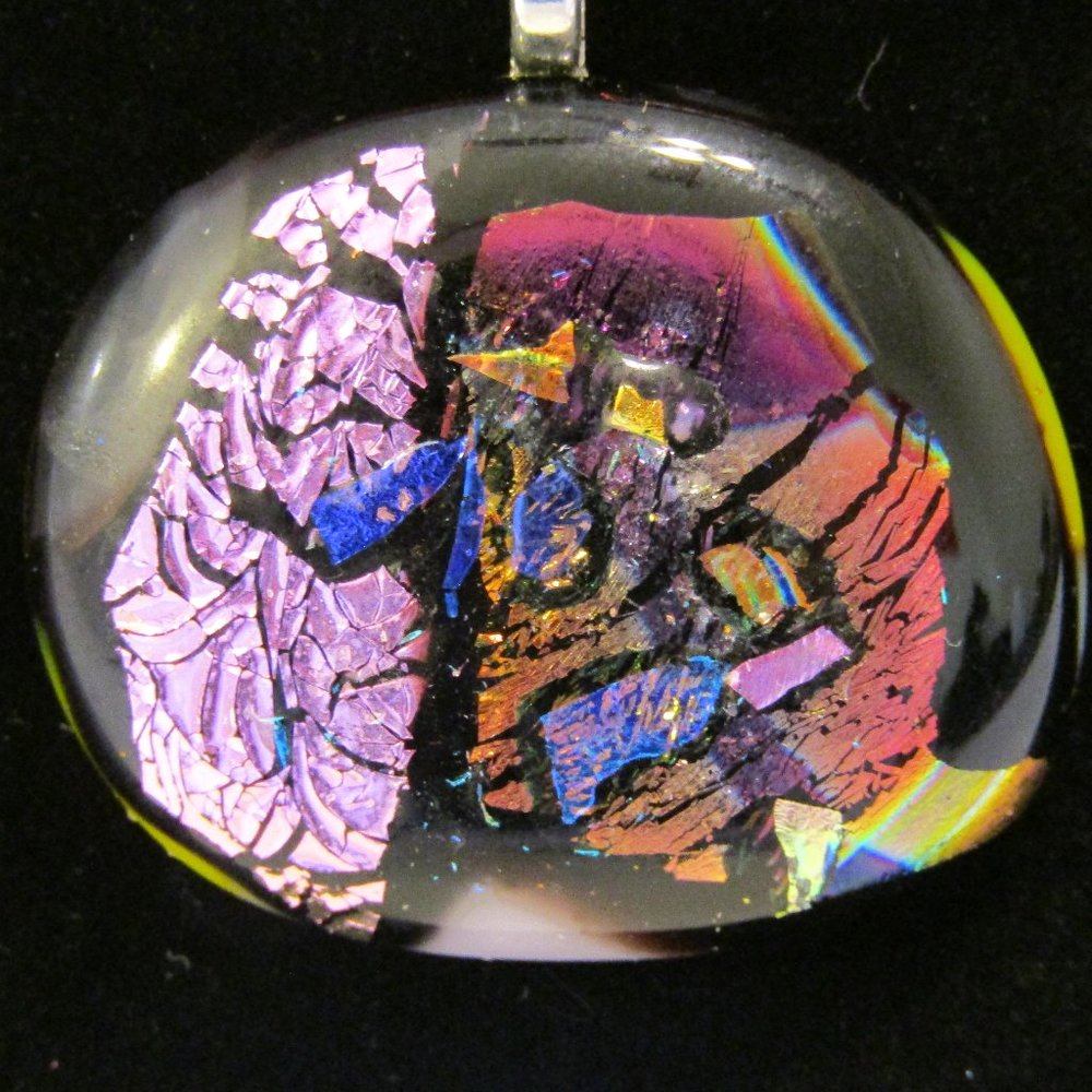 Dichroic Pendant Necklace